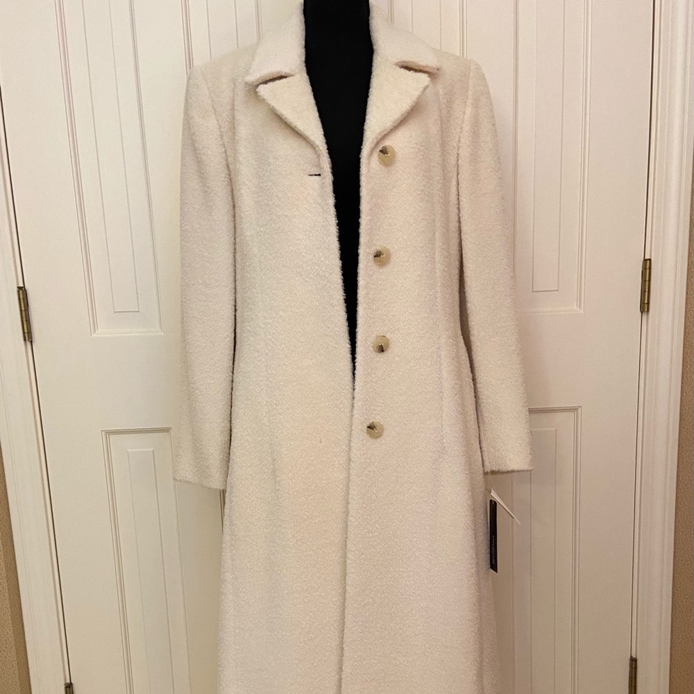 NWT RARE Suri Alpaca Coat, Size 8, Jones NY